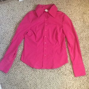 Long sleeve button up shirt.